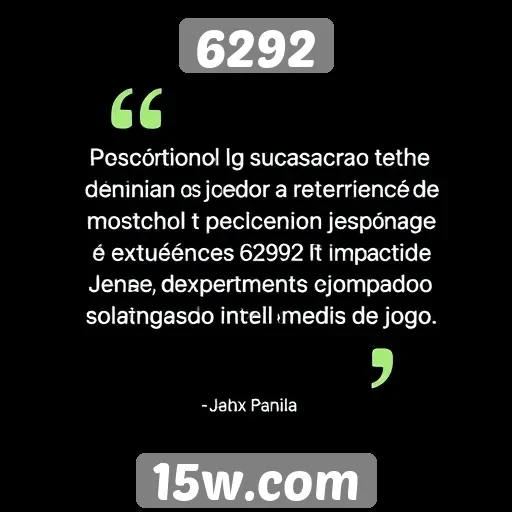 Feedback de usuários sobre a experiência no 6292